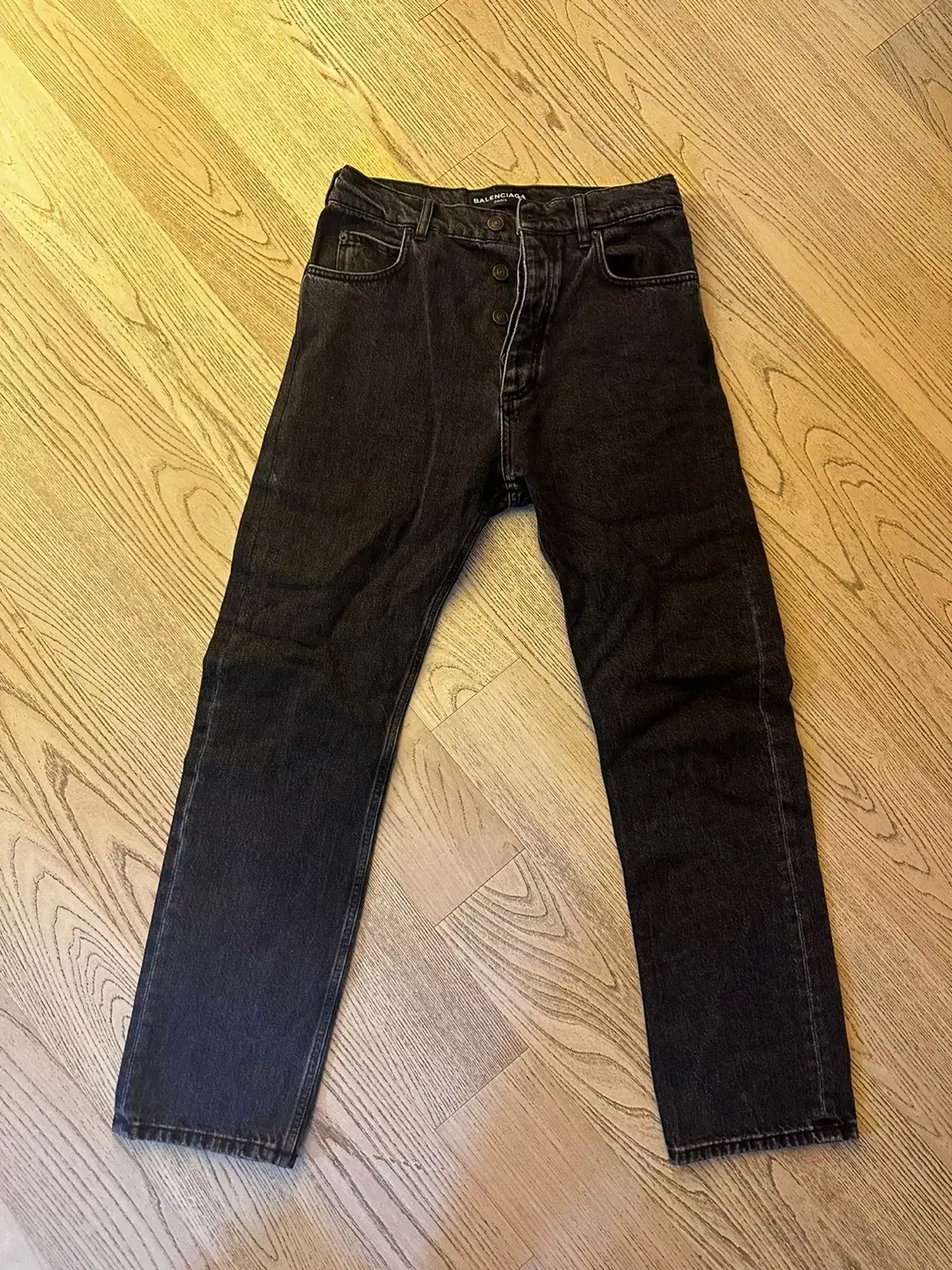 발렌시아가 블랙 데님 balenciaga denim